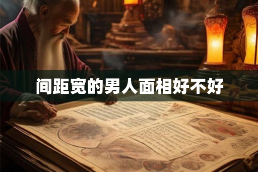 间距宽的男人面相好不好