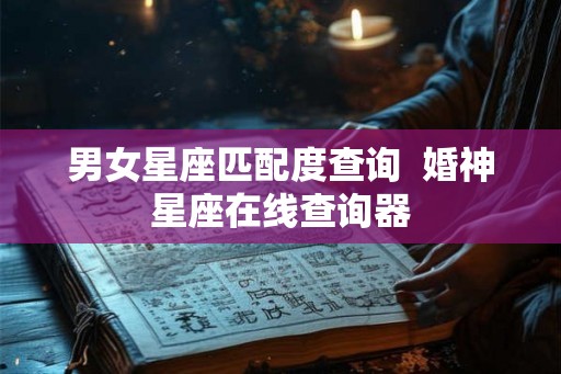 男女星座匹配度查询  婚神星座在线查询器