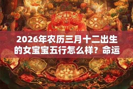 2026年农历三月十二出生的女宝宝五行怎么样？命运分析！
