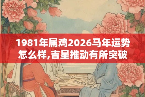 1981年属鸡2026马年运势怎么样,吉星推动有所突破 1981年属鸡2026马年运势怎么样,吉星推动有所突破