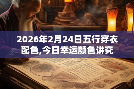 2026年2月24日五行穿衣配色,今日幸运颜色讲究 2026年2月24日五行穿衣配色,今日幸运颜色讲究