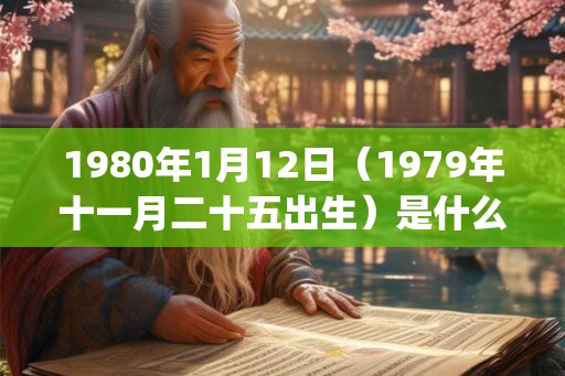 1980年1月12日(1979年十一月二十五出生)是什么命_命运如何 1980年1月12日(1979年十一月二十五出生)是什么命_命运如何