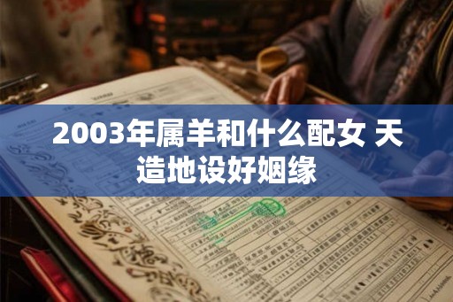 2003年属羊和什么配女 天造地设好姻缘