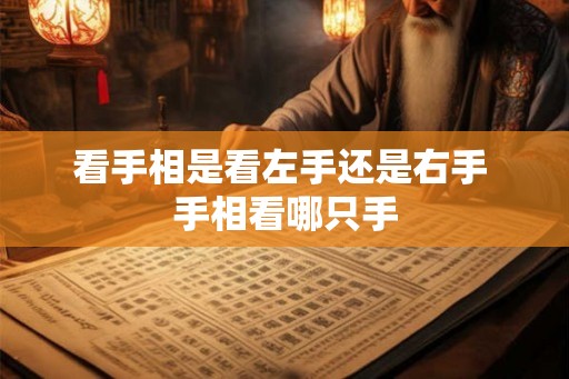 看手相是看左手还是右手 手相看哪只手