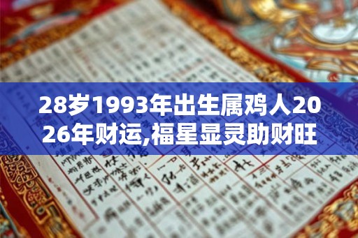 28岁1993年出生属鸡人2026年财运,福星显灵助财旺盛