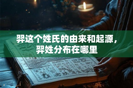 羿这个姓氏的由来和起源,羿姓分布在哪里 羿这个姓氏的由来和起源,羿姓分布在哪里