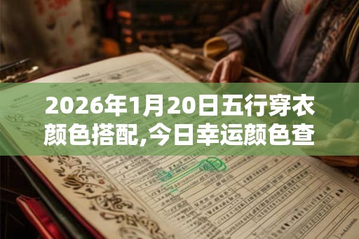 2026年1月20日五行穿衣颜色搭配,今日幸运颜色查询 2026年1月20日五行穿衣颜色搭配,今日幸运颜色查询