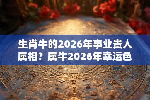 生肖牛的2026年事业贵人属相?属牛2026年幸运色是啥? 生肖牛的2026年事业贵人属相?属牛2026年幸运色是啥?