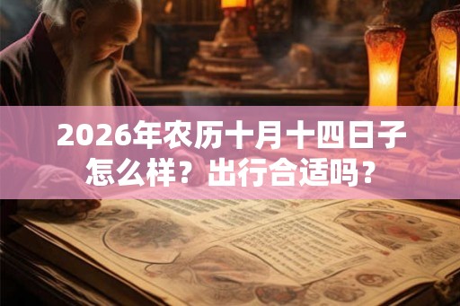 2026年农历十月十四日子怎么样？出行合适吗？