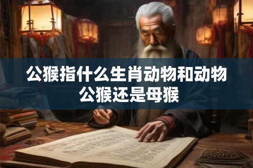 公猴指什么生肖动物和动物 公猴还是母猴