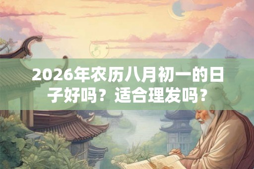 2026年农历八月初一的日子好吗？适合理发吗？