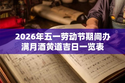 2026年五一劳动节期间办满月酒黄道吉日一览表 2026年五一劳动节期间办满月酒黄道吉日一览表