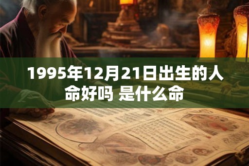 1995年12月21日出生的人命好吗 是什么命