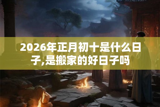 2026年正月初十是什么日子,是搬家的好日子吗