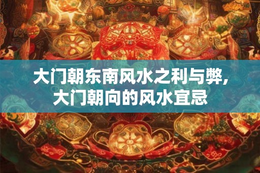 大门朝东南风水之利与弊,大门朝向的风水宜忌