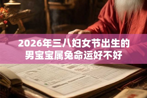 2026年三八妇女节出生的男宝宝属兔命运好不好
