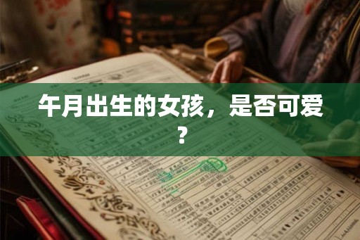午月出生的女孩，是否可爱？