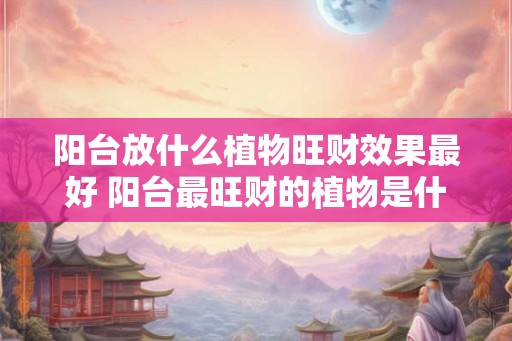 阳台放什么植物旺财效果最好 阳台最旺财的植物是什么