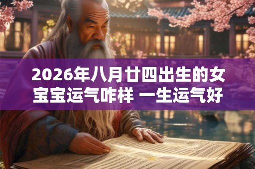 2026年八月廿四出生的女宝宝运气咋样 一生运气好不好