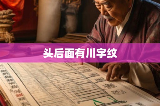 头后面有川字纹