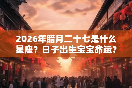 2026年腊月二十七是什么星座?日子出生宝宝命运? 2026年腊月二十七是什么星座?日子出生宝宝命运?