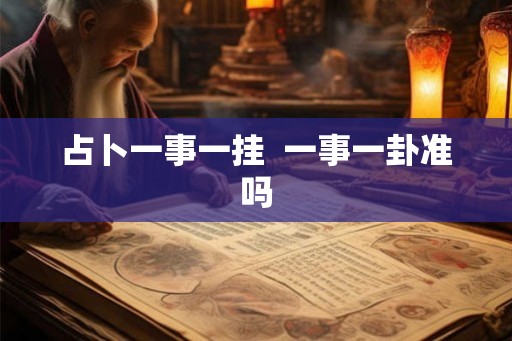 占卜一事一挂  一事一卦准吗
