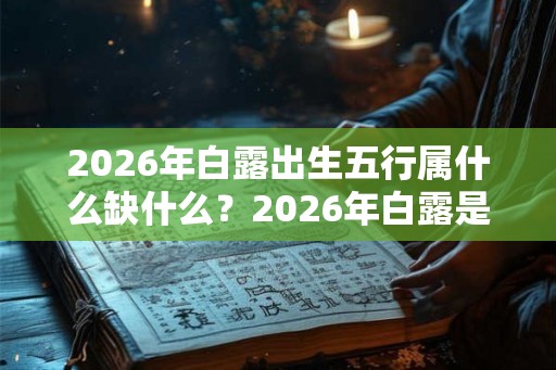 2026年白露出生五行属什么缺什么？2026年白露是几点几分？