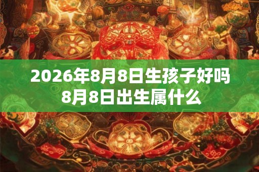2026年8月8日生孩子好吗 8月8日出生属什么