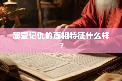 超爱记仇的面相特征什么样？