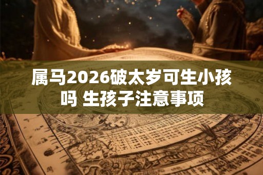 属马2026破太岁可生小孩吗 生孩子注意事项