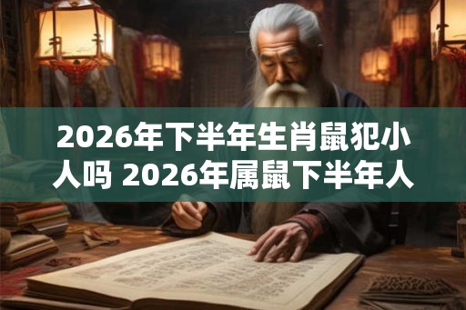 2026年下半年生肖鼠犯小人吗 2026年属鼠下半年人际关系如何