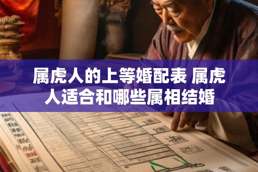 属虎人的上等婚配表 属虎人适合和哪些属相结婚