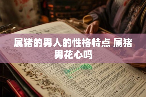 属猪的男人的性格特点 属猪男花心吗