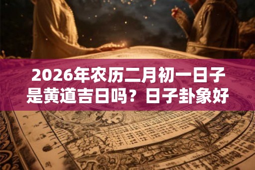 2026年农历二月初一日子是黄道吉日吗?日子卦象好吗? 2026年农历二月初一日子是黄道吉日吗?日子卦象好吗?