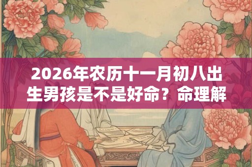 2026年农历十一月初八出生男孩是不是好命?命理解析 2026年农历十一月初八出生男孩是不是好命?命理解析