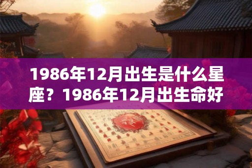 1986年12月出生是什么星座？1986年12月出生命好吗