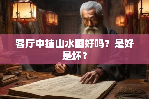 客厅中挂山水画好吗？是好是坏？