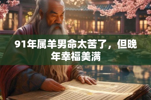 91年属羊男命太苦了，但晚年幸福美满