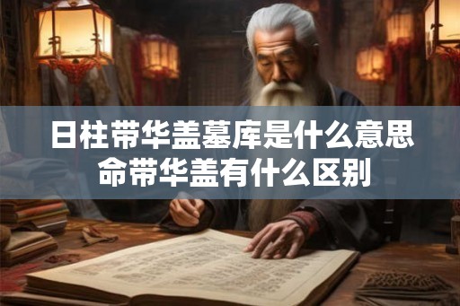 日柱带华盖墓库是什么意思 命带华盖有什么区别