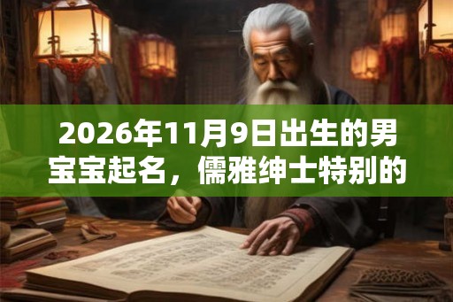 2026年11月9日出生的男宝宝起名,儒雅绅士特别的名字推荐 2026年11月9日出生的男宝宝起名,儒雅绅士特别的名字推荐