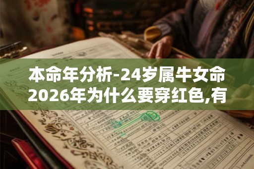 本命年分析-24岁属牛女命2026年为什么要穿红色,有什么说法
