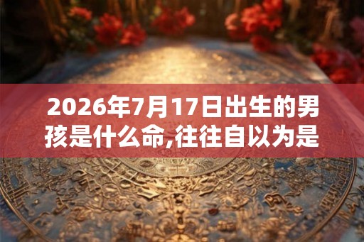 2026年7月17日出生的男孩是什么命,往往自以为是