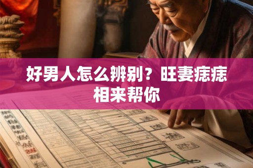 好男人怎么辨别？旺妻痣痣相来帮你