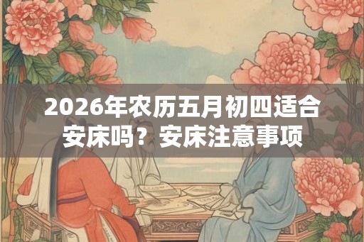 2026年农历五月初四适合安床吗？安床注意事项