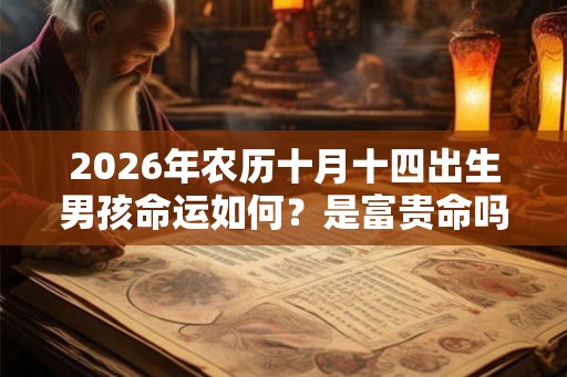 2026年农历十月十四出生男孩命运如何？是富贵命吗？