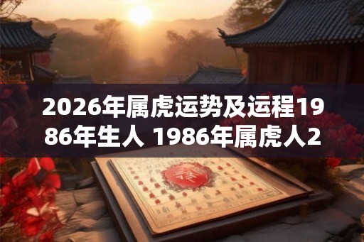 2026年属虎运势及运程1986年生人 1986年属虎人2026年运势如何