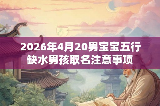 2026年4月20男宝宝五行缺水男孩取名注意事项 2026年4月20男宝宝五行缺水男孩取名注意事项