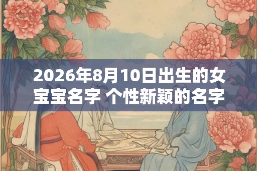 2026年8月10日出生的女宝宝名字 个性新颖的名字
