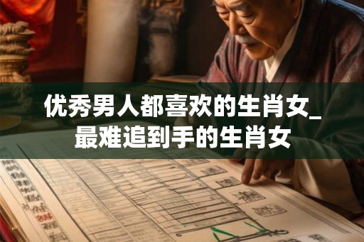 优秀男人都喜欢的生肖女_最难追到手的生肖女