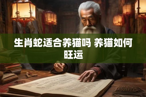 生肖蛇适合养猫吗 养猫如何旺运